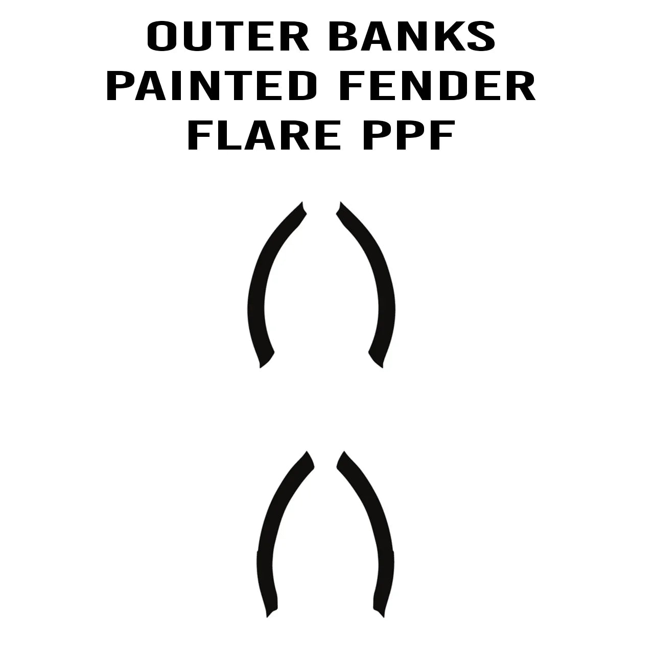 eXpert Fender Flare Paint Protection Film (Clear PPF) - 2021+ Bronco Outer Banks - Speedlogix