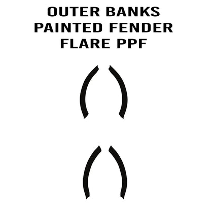 eXpert Fender Flare Paint Protection Film (Clear PPF) - 2021+ Bronco Outer Banks - Speedlogix