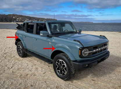 eXpert Fender Flare Paint Protection Film (Clear PPF) - 2021+ Bronco Outer Banks - Speedlogix
