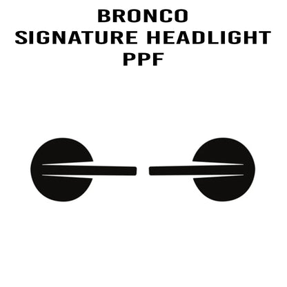 eXpert Signature Headlight Paint Protection Film (Clear PPF) - *2021+ Bronco - Speedlogix