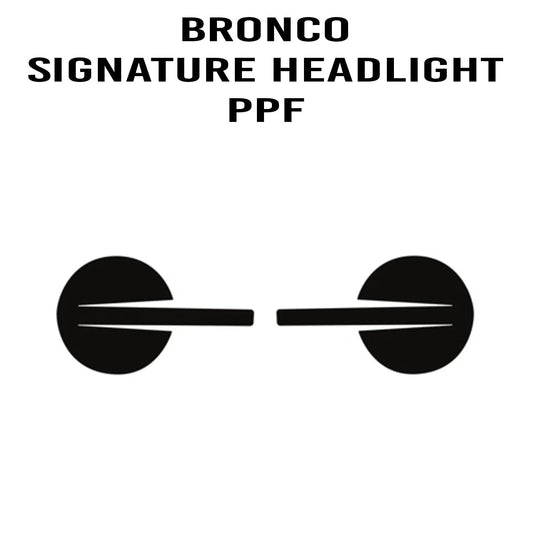 eXpert Signature Headlight Paint Protection Film (Clear PPF) - *2021+ Bronco - Speedlogix