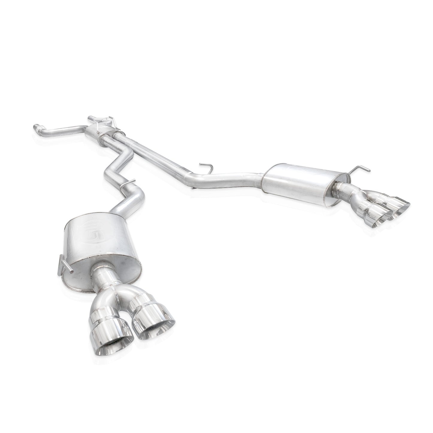 Stainless Works Cat-Back Exhaust, Polished Tips 2020-2024 Explorer ST