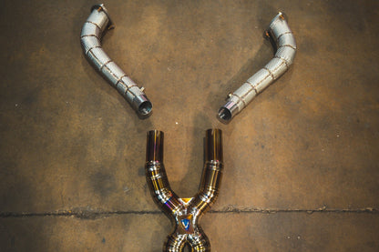 Ferrari California 4.3 V8 Free Flow Front Pipes - Speedlogix