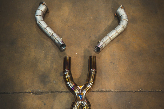 Ferrari California 4.3 V8 Free Flow Front Pipes - Speedlogix