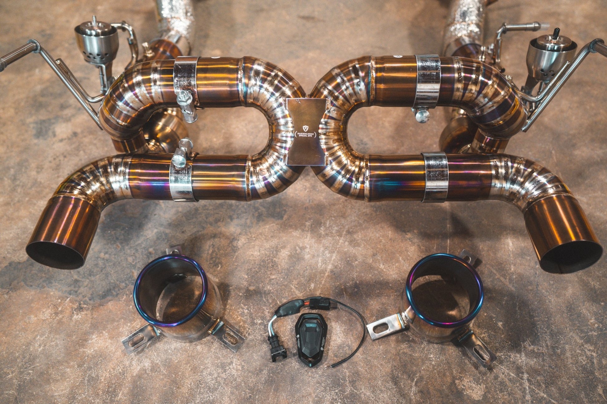 Ferrari F8 Valved Sport Exhaust System - Speedlogix