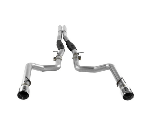 Flowmaster Outlaw Cat - Back Exhaust, Polished Tips 2017 - 2023 Charger 5.7L - Speedlogix