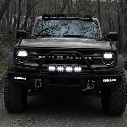 Fog Pocket LED Light Kit - Steel Bumper - Ford Bronco 2021 + - Speedlogix