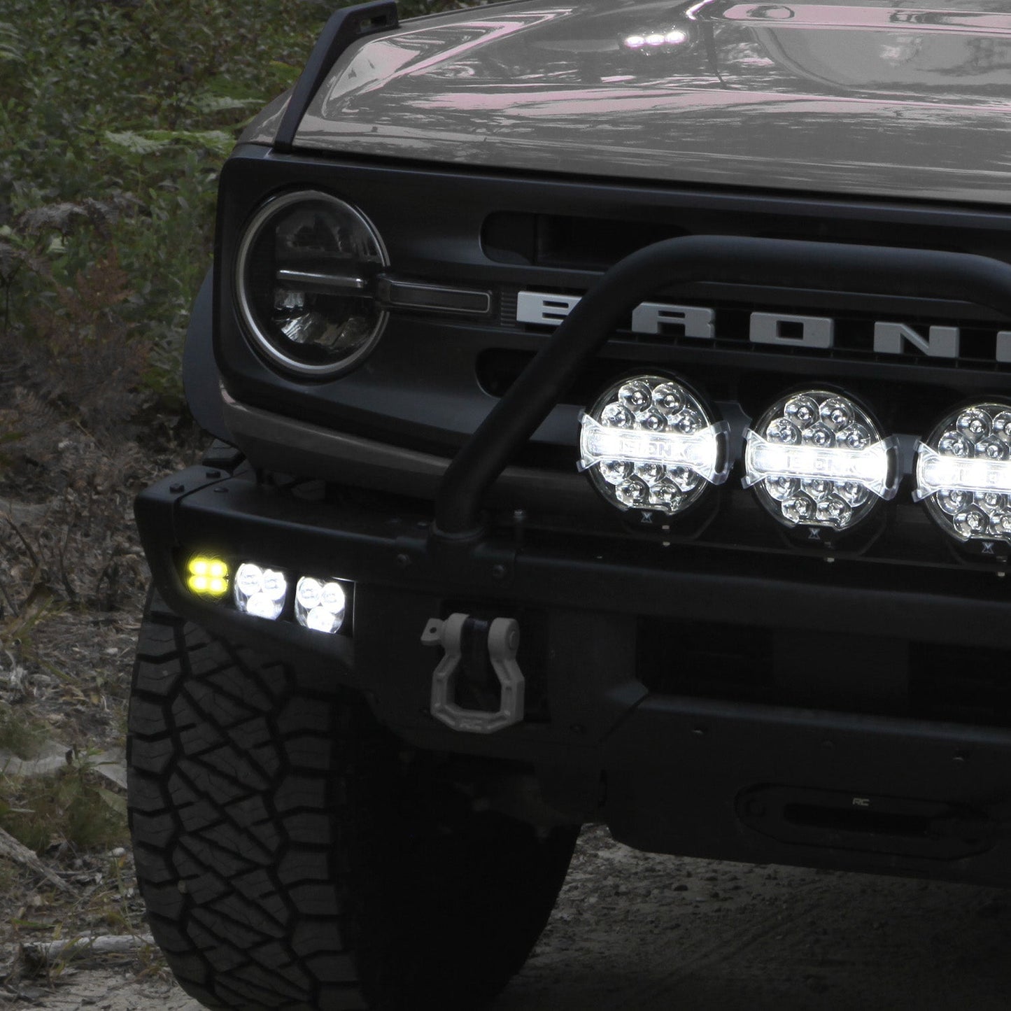 Fog Pocket LED Light Kit - Steel Bumper - Ford Bronco 2021 + - Speedlogix
