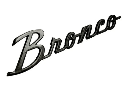 Ford Bronco Cursive Script Metal Emblem Templates - 2021+ Bronco - Speedlogix