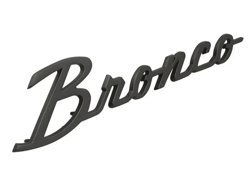Ford Bronco Cursive Script Metal Emblem Templates - 2021+ Bronco - Speedlogix