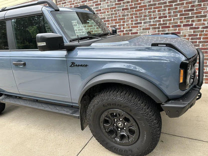 Ford Bronco Cursive Script Metal Emblem Templates - 2021+ Bronco - Speedlogix