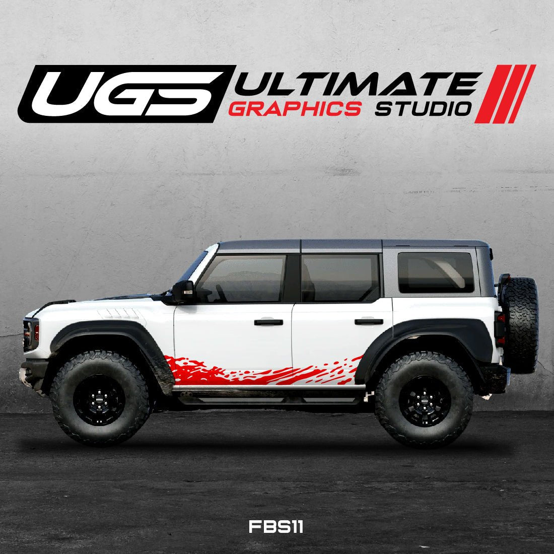 Ford Bronco Dirt Side Graphics - Speedlogix