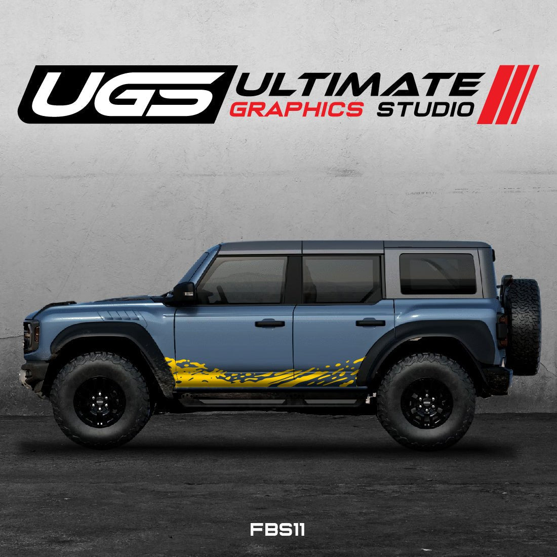 Ford Bronco Dirt Side Graphics - Speedlogix