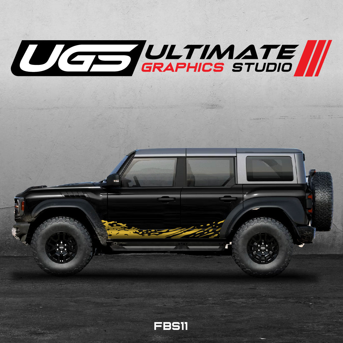 Ford Bronco Dirt Side Graphics - Speedlogix