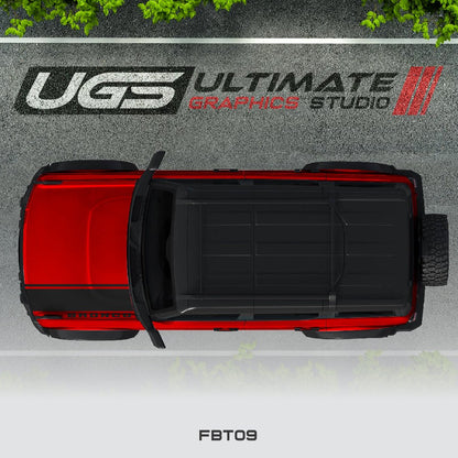 Ford Bronco Hood Stripe 1 Color - Speedlogix