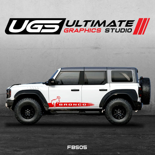 Ford Bronco Logo Bronco Side Graphics - Speedlogix