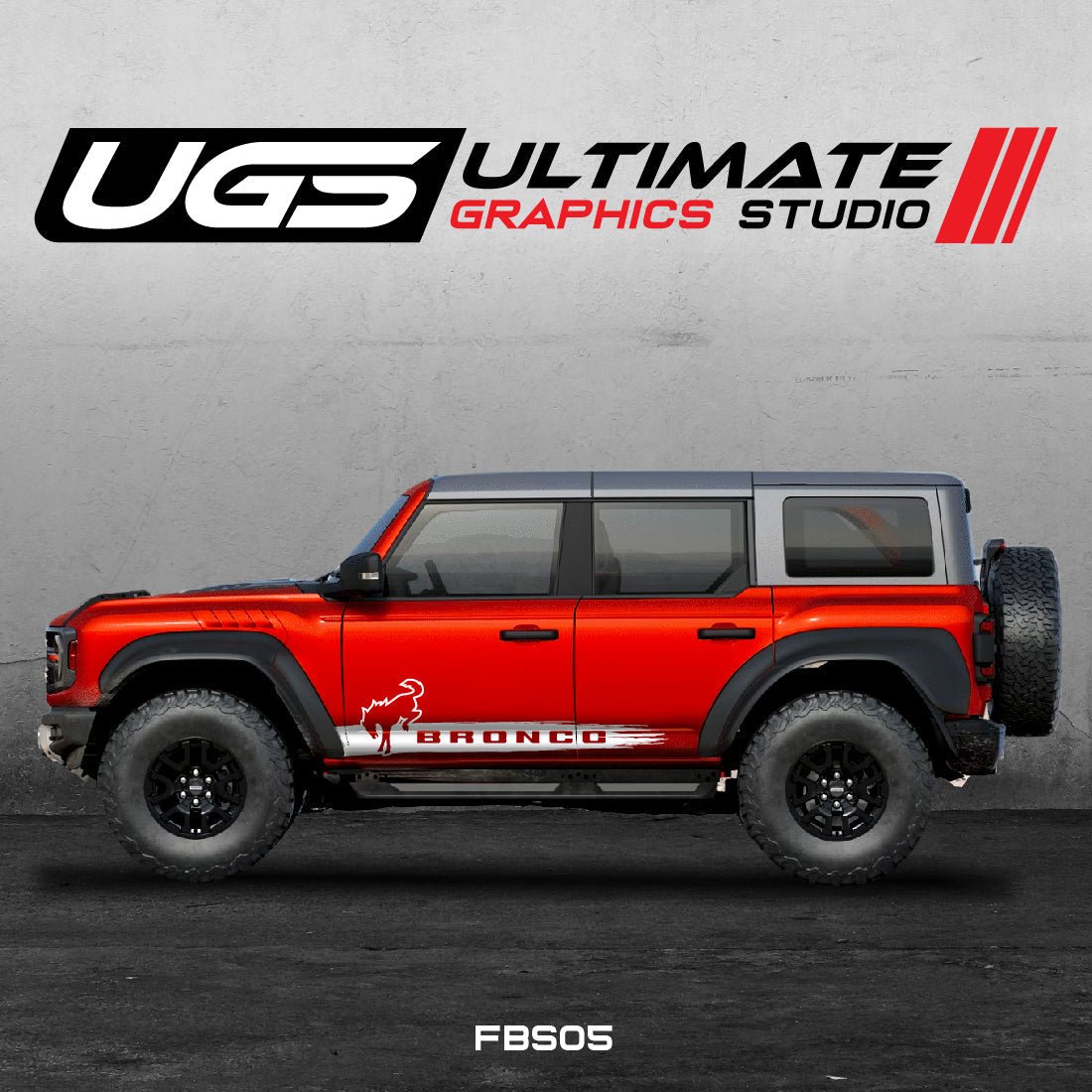 Ford Bronco Logo Bronco Side Graphics - Speedlogix