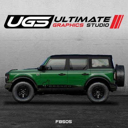 Ford Bronco Logo Bronco Side Graphics - Speedlogix