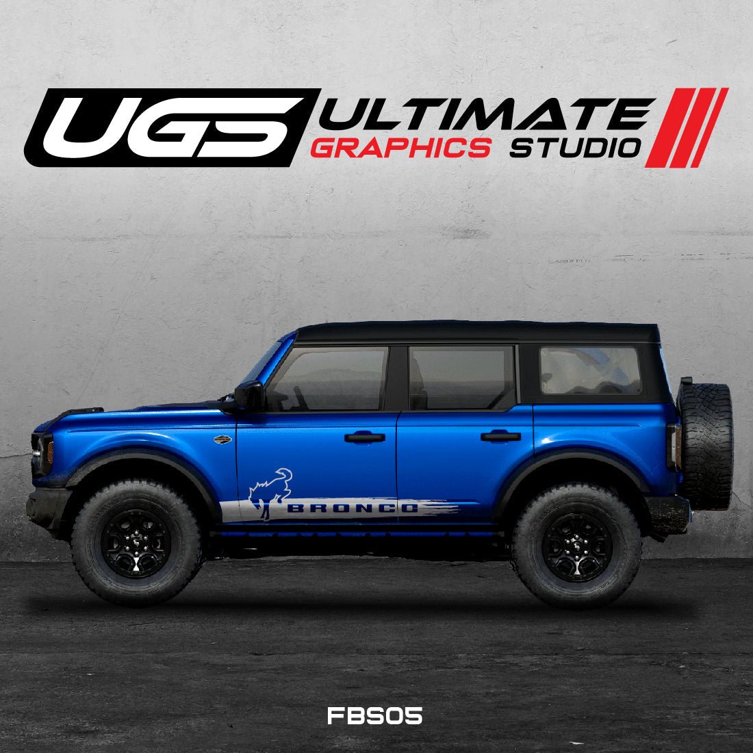 Ford Bronco Logo Bronco Side Graphics - Speedlogix
