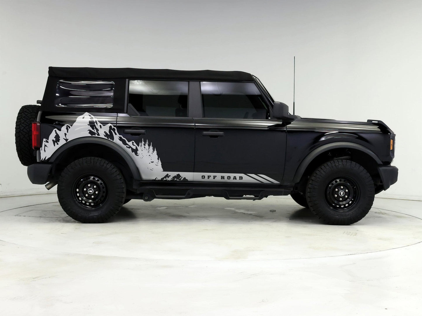 Ford Bronco Off Road Graphic Decal Sticker. Mountain Forest Overland Design. 6998 - Speedlogix