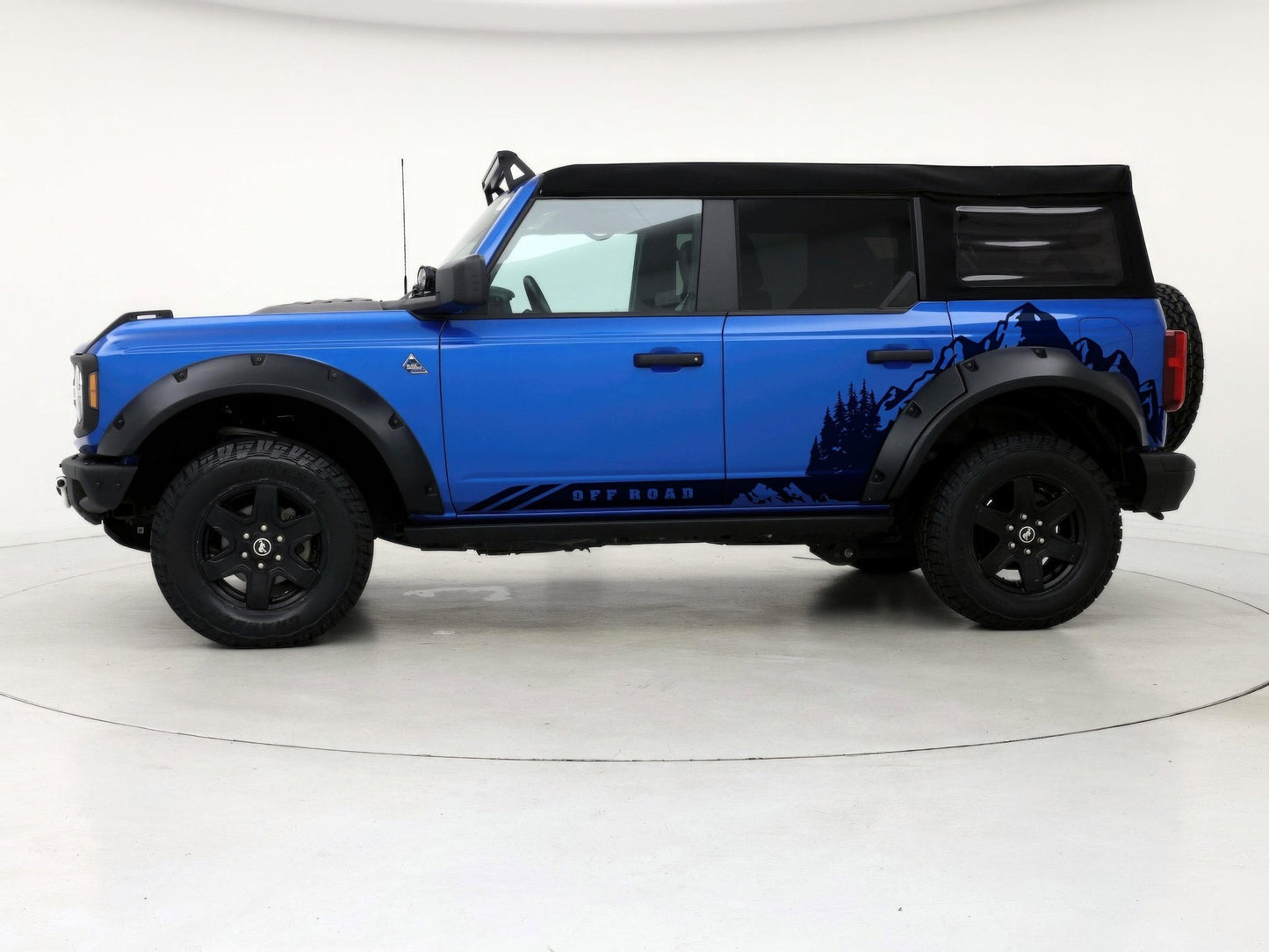 Ford Bronco Off Road Graphic Decal Sticker. Mountain Forest Overland Design. 6998 - Speedlogix