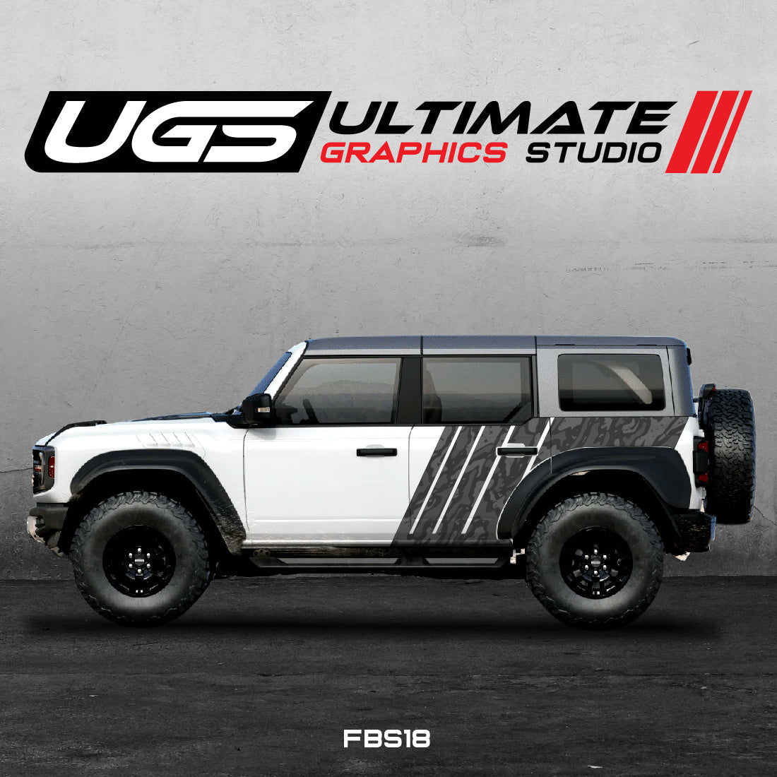 Ford Bronco Printed Graphics Kit - Speedlogix