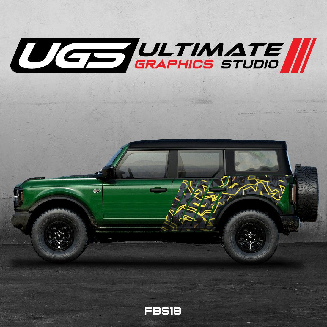 Ford Bronco Printed Graphics Kit - Speedlogix