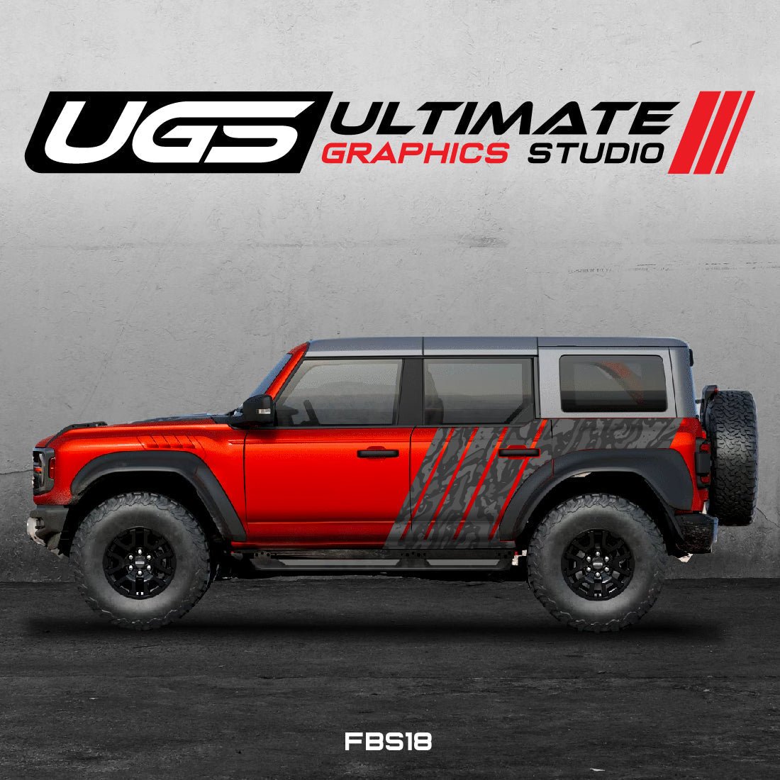 Ford Bronco Printed Graphics Kit - Speedlogix