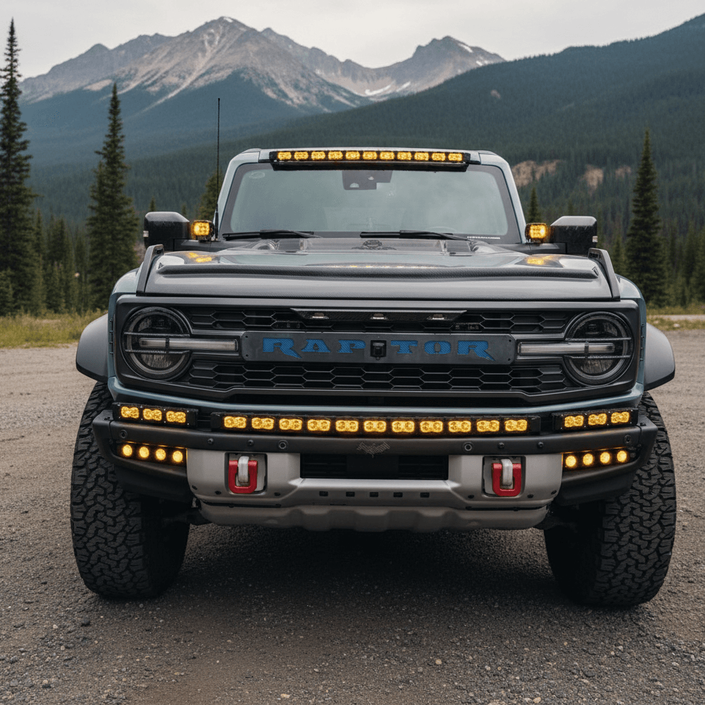 Ford Bronco Raptor Light Bar Extension for 2021+