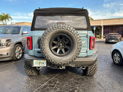 Ford Bronco Rear Oval Emblem Overlay (Tint or Solid) - 2021 - 2025 Bronco / Bronco Sport - Speedlogix