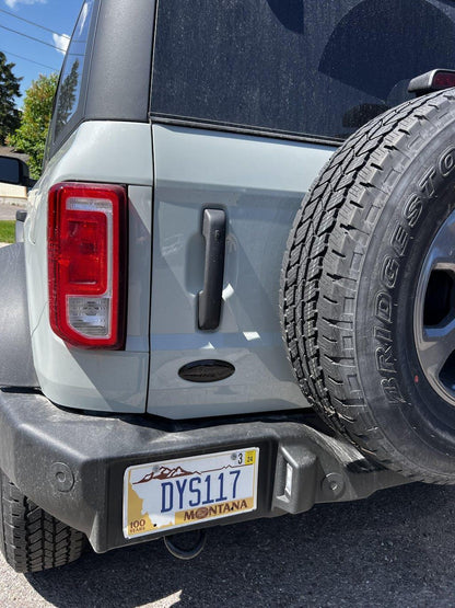 Ford Bronco Rear Oval Emblem Overlay (Tint or Solid) - 2021 - 2025 Bronco / Bronco Sport - Speedlogix