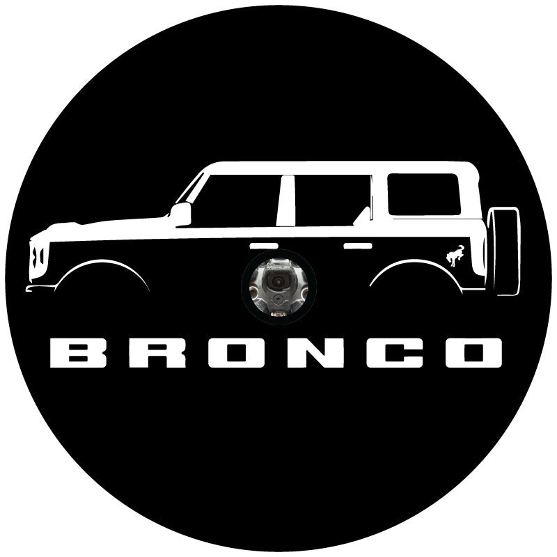 Ford Bronco Silhouette Bronco Spare Tire Cover - Speedlogix