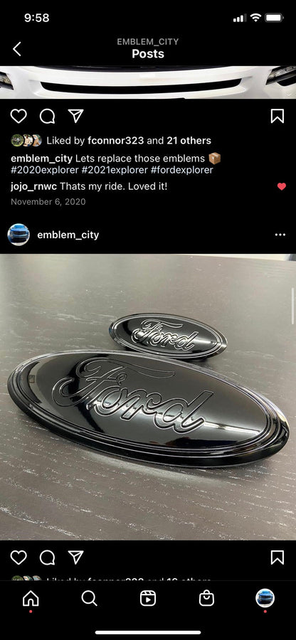 Ford Explorer 2024 - 2026 Custom color order - Emblem set - Speedlogix