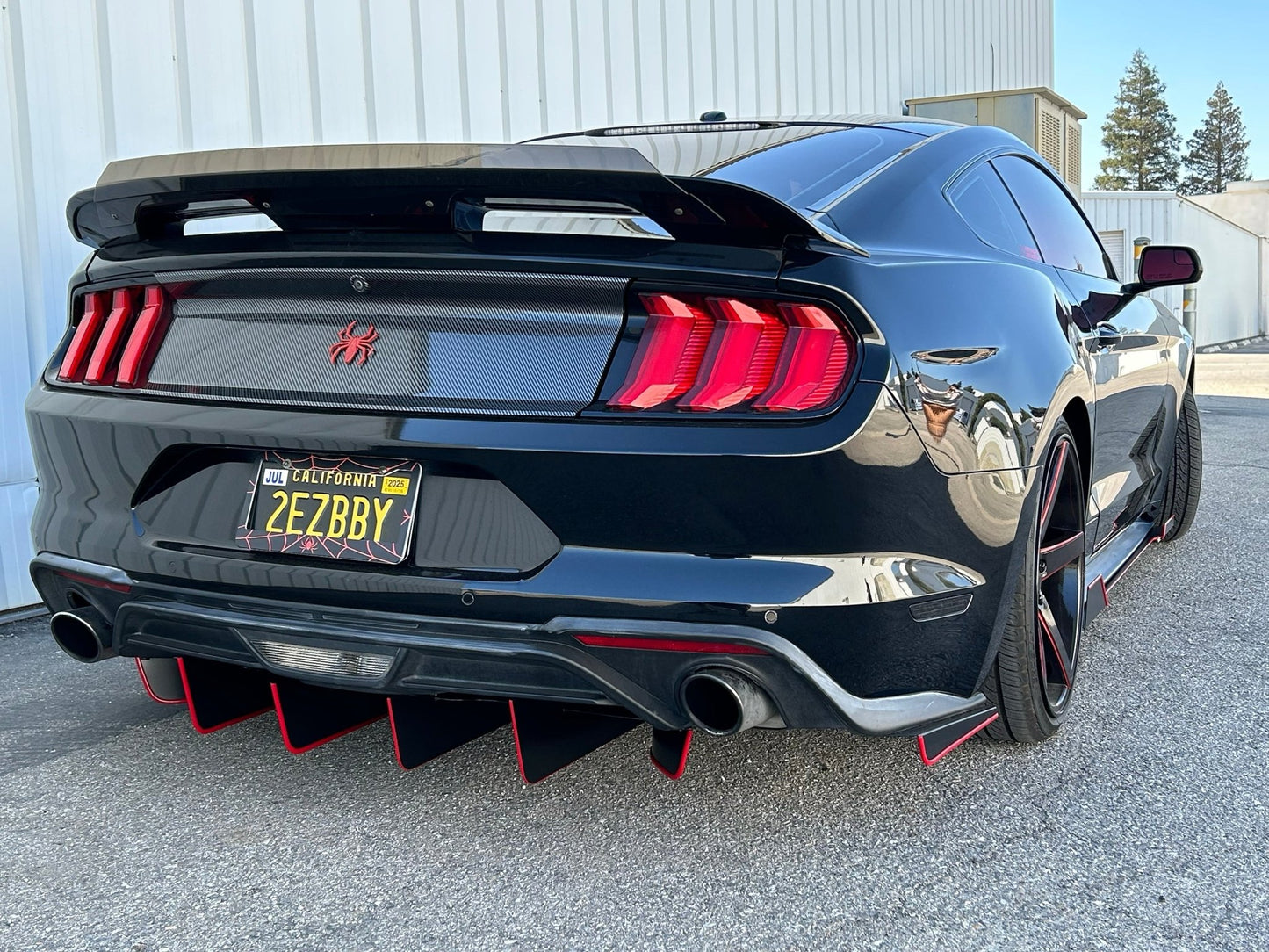 Ford Mustang (2018 - 2023) Ecoboost ATHENA Rear Diffuser & Spats - Speedlogix