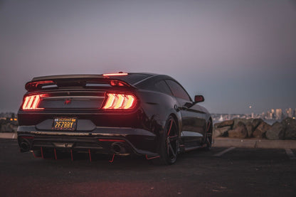 Ford Mustang (2018 - 2023) Ecoboost ATHENA Rear Diffuser & Spats - Speedlogix