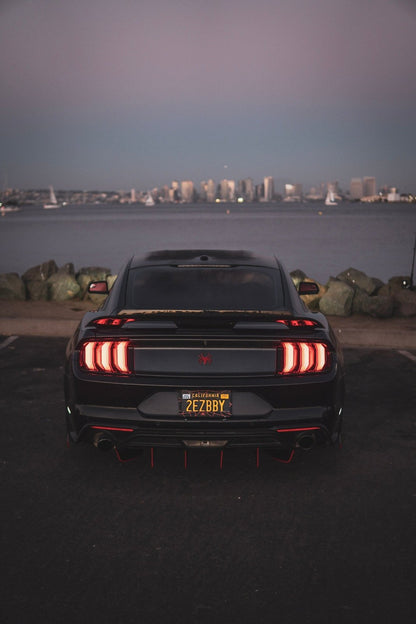 Ford Mustang (2018 - 2023) Ecoboost ATHENA Rear Diffuser & Spats - Speedlogix