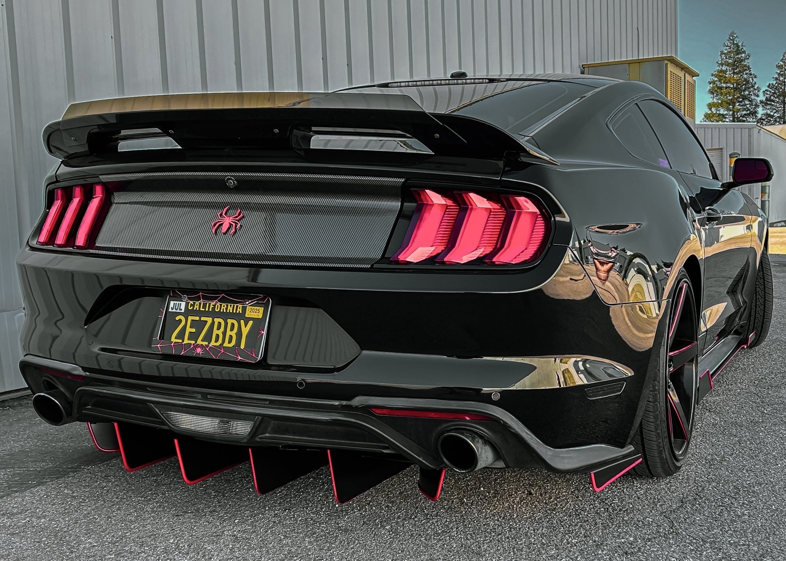 Ford Mustang (2018 - 2023) Ecoboost ATHENA Rear Diffuser & Spats - Speedlogix