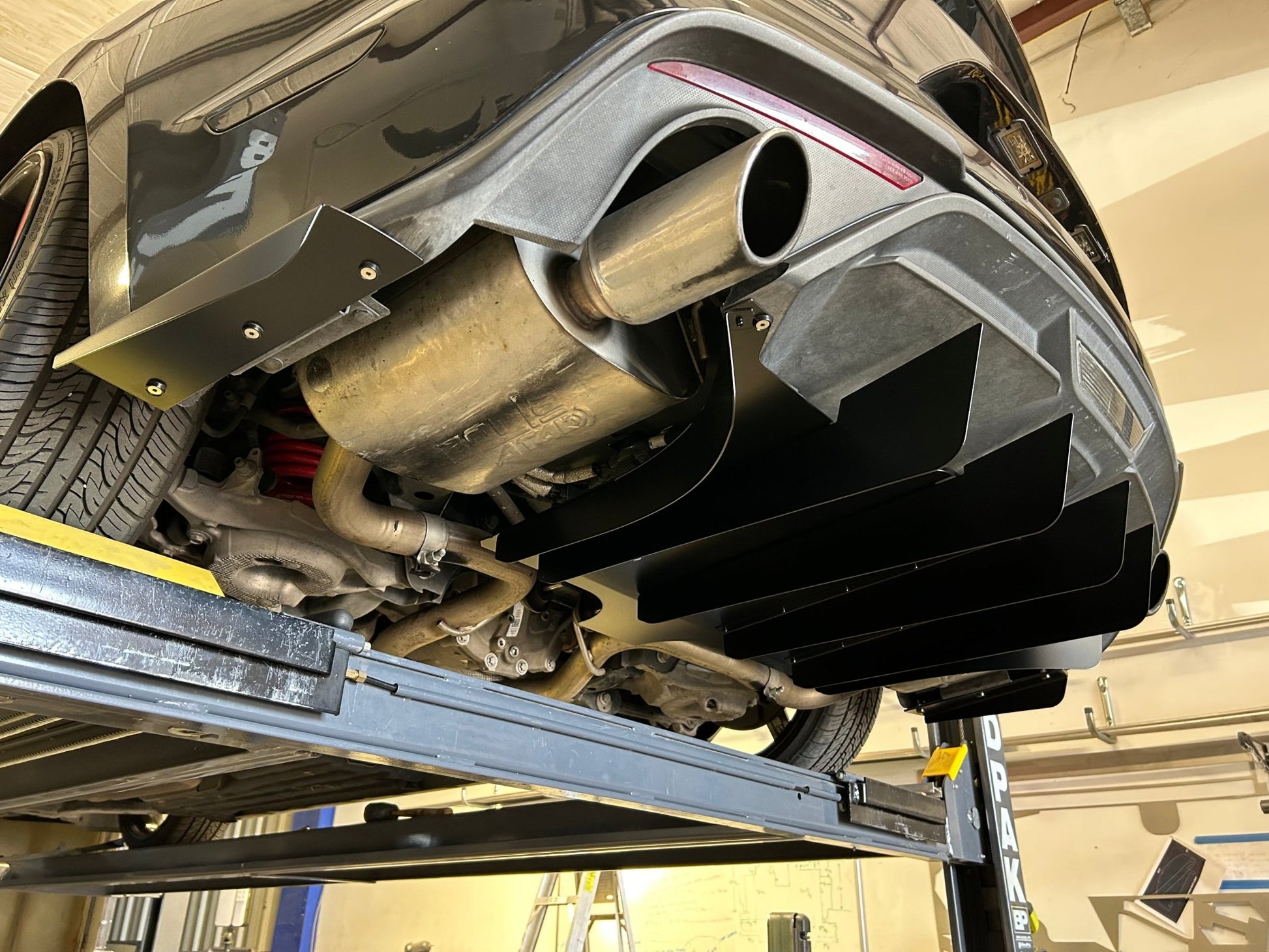 Ford Mustang (2018 - 2023) Ecoboost ATHENA Rear Diffuser & Spats - Speedlogix