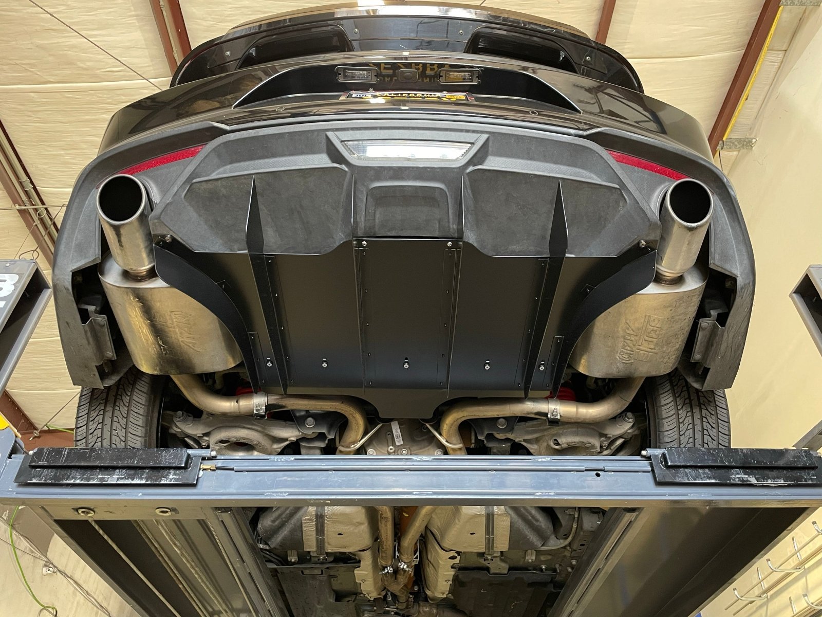 Ford Mustang (2018 - 2023) Ecoboost ATHENA Rear Diffuser & Spats - Speedlogix