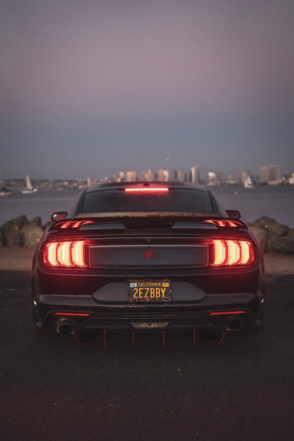 Ford Mustang (2018 - 2023) Ecoboost ATHENA Rear Diffuser & Spats - Speedlogix