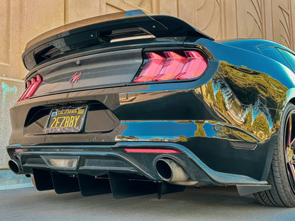 Ford Mustang (2018 - 2023) Ecoboost ATHENA Rear Diffuser & Spats - Speedlogix