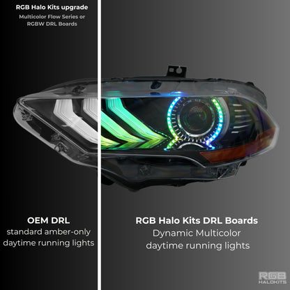 Ford Mustang Multicolor Flow Series DRL Boards (2018 - 2023) - Speedlogix