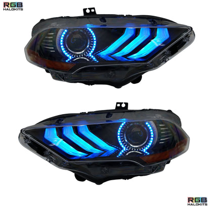 Ford Mustang Multicolor Flow Series DRL Boards (2018 - 2023) - Speedlogix