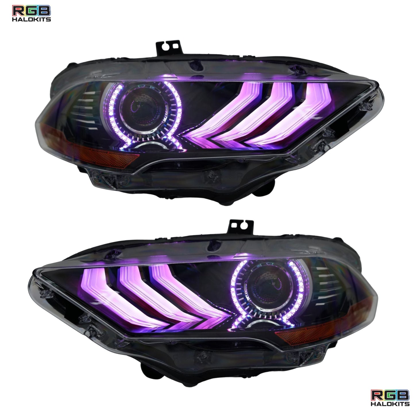 Ford Mustang Multicolor Flow Series DRL Boards (2018 - 2023) - Speedlogix