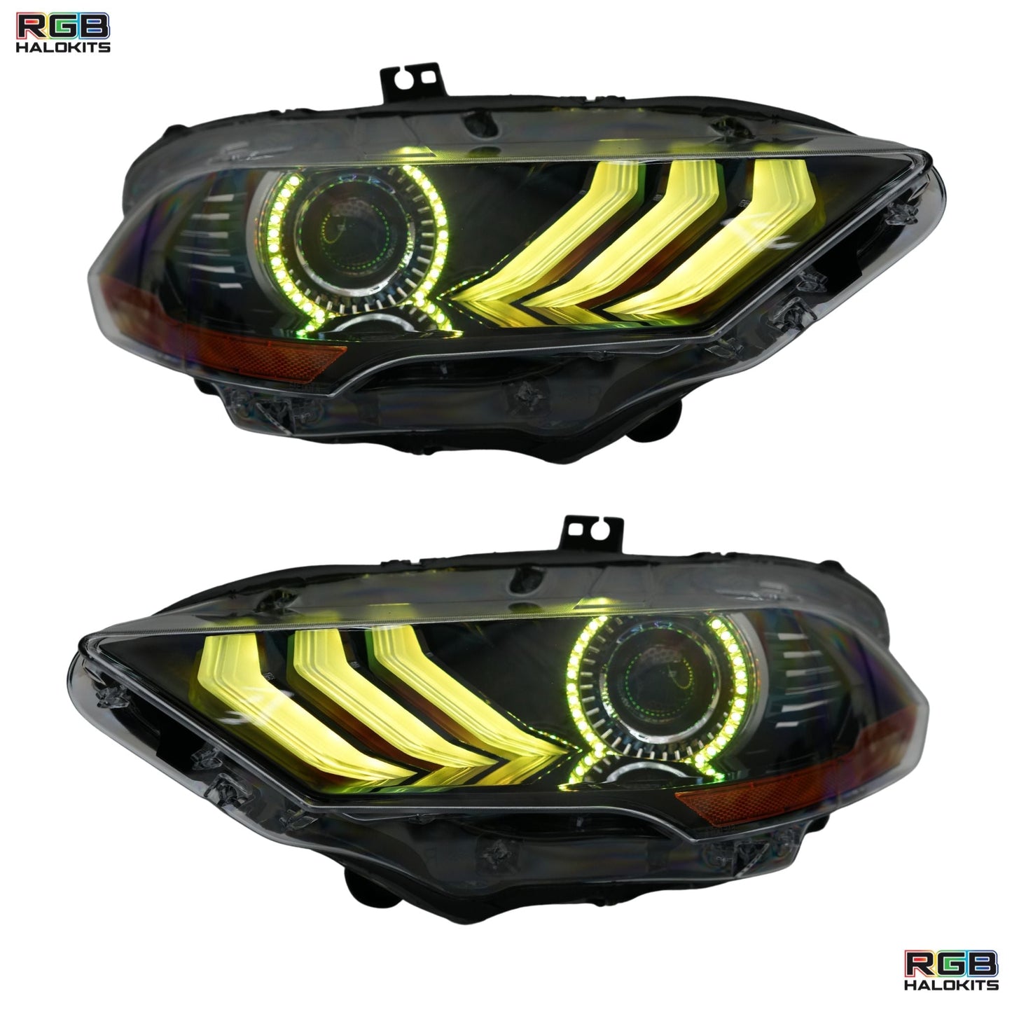 Ford Mustang Multicolor Flow Series DRL Boards (2018 - 2023) - Speedlogix