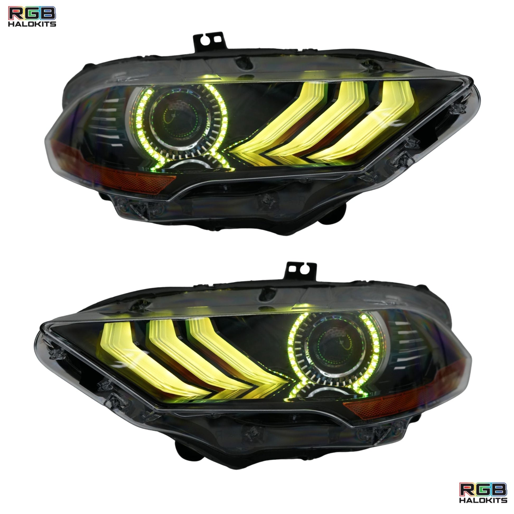 Ford Mustang Multicolor Flow Series DRL Boards (2018 - 2023) - Speedlogix