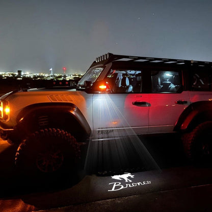 Premium LED Side Mirror Projector Puddle Approach Lights for Ford Bronco 2021-2026