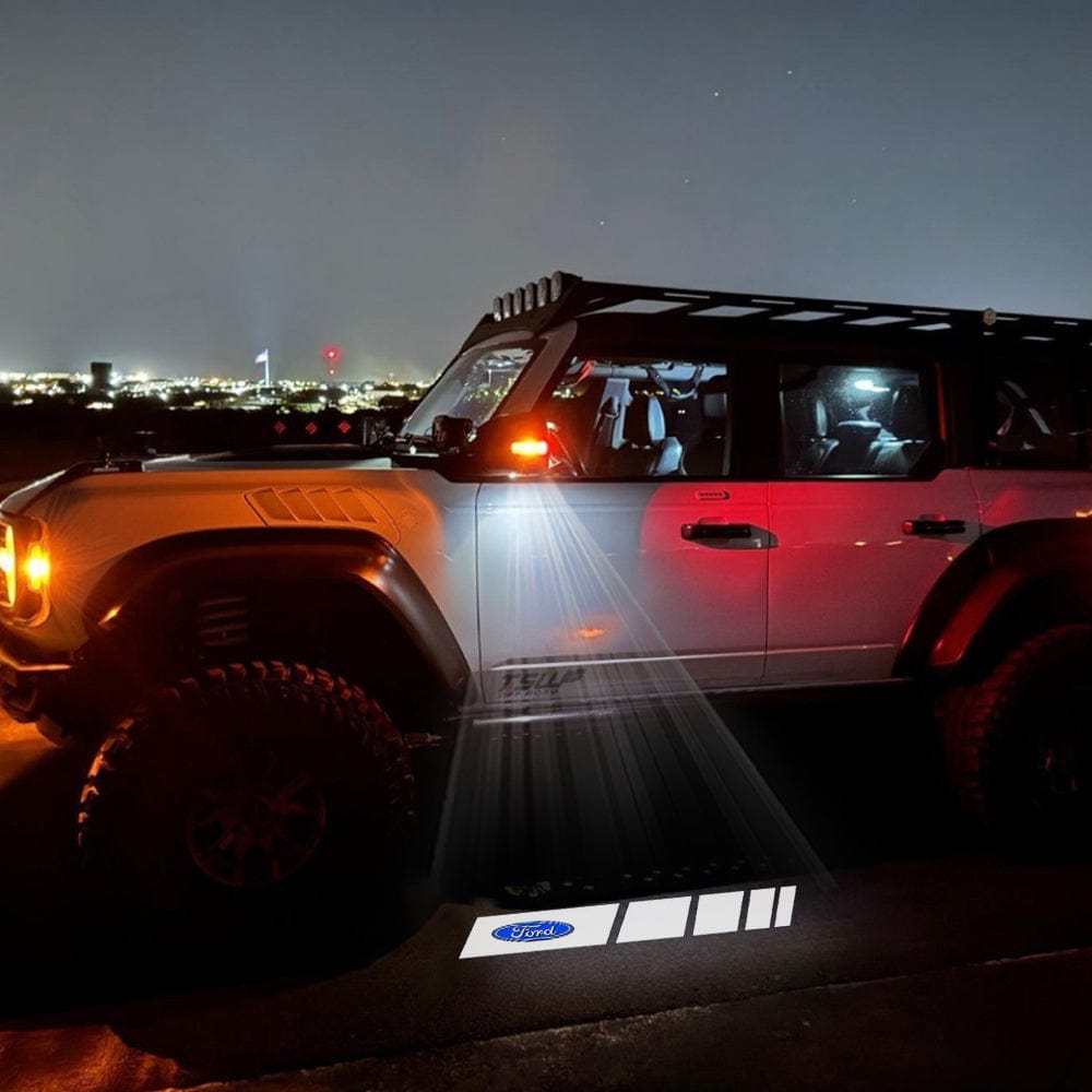 Premium LED Side Mirror Projector Puddle Approach Lights for Ford Bronco 2021-2026