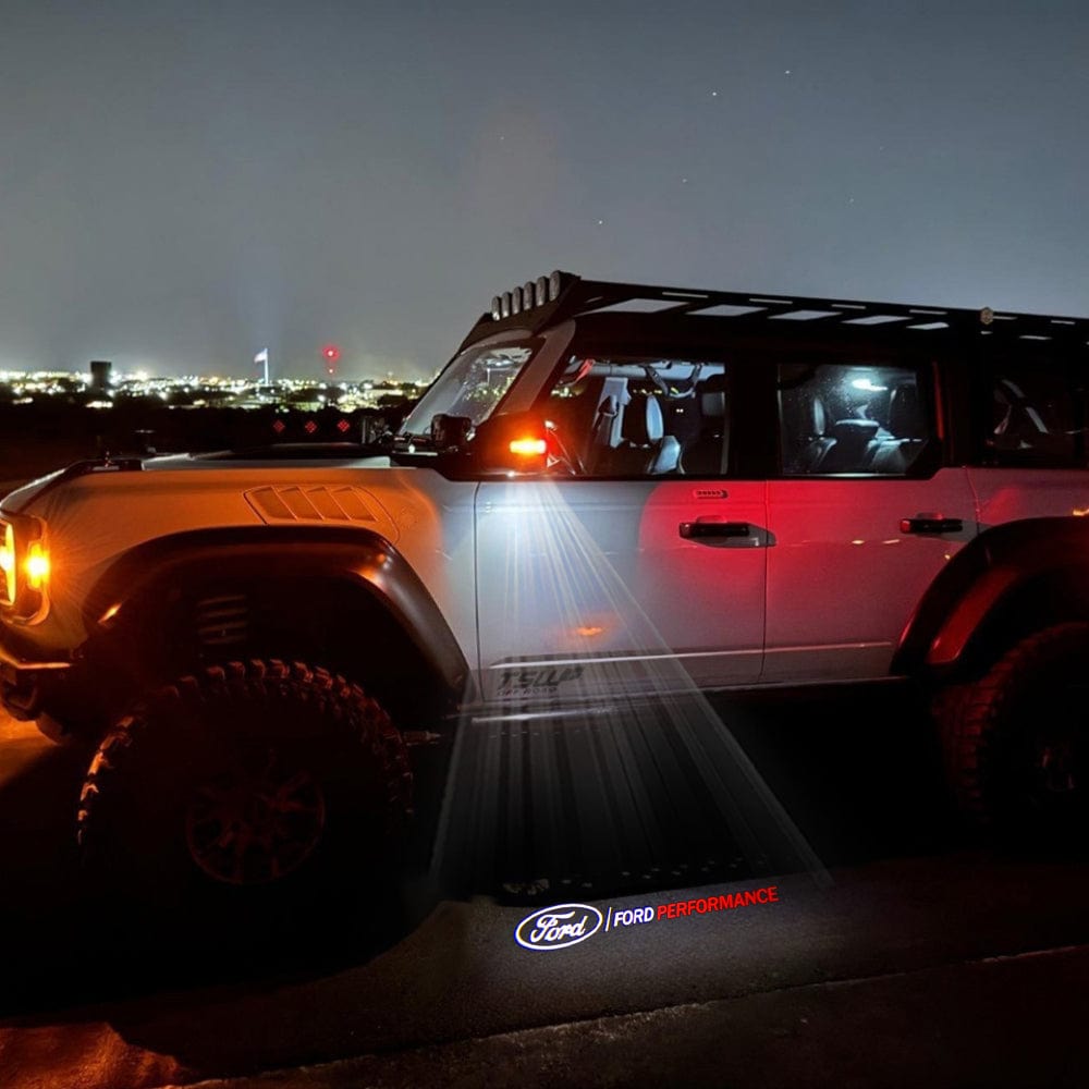 Premium LED Side Mirror Projector Puddle Approach Lights for Ford Bronco 2021-2026