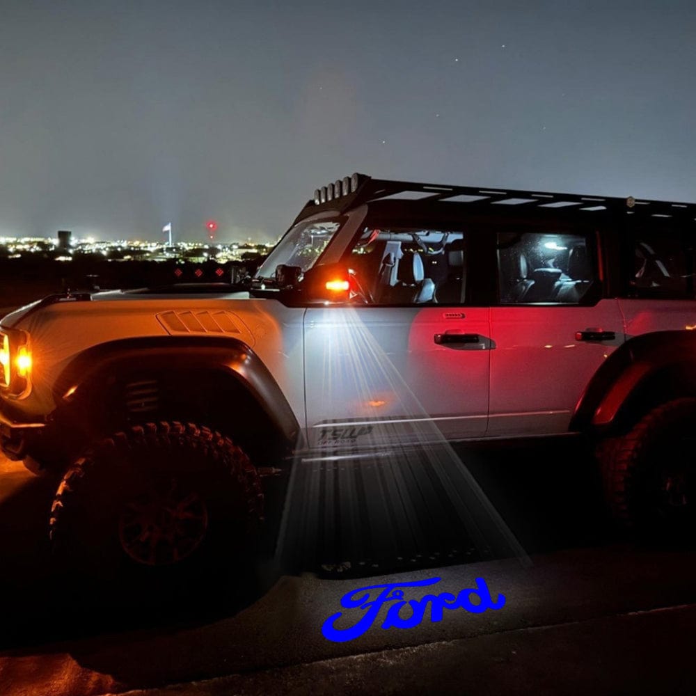 Premium LED Side Mirror Projector Puddle Approach Lights for Ford Bronco 2021-2026